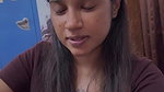 Serial Actress Gabriella deep cleavage show selfie video 1