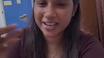 Serial Actress Gabriella deep cleavage show selfie video 1