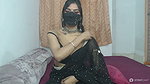 Sexy Bhabhi in Black Saree Showing Boobs 1