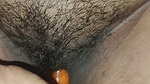 Desi Mallu wife Big Boobs Oil massage Carrot Masturbation