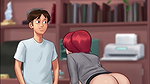 Hot bank manager fucking at office summer time saga game
