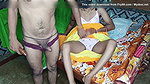 Hot Bhabhi Surprice 7 Inch Dragon Condome Fucking Small Pusssy and Enjoy with Darty Talking