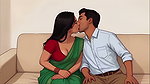 Hot Indian Aunt having fun with son in law full video