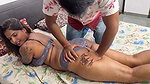 Hot ladki apne aap romance kar rahi thi tabhi padosi aa gaya aur karne laga sex