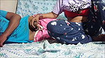 Indian mom and dad in the room