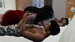 Lustful Desi Stepmom Savita Fucks Stepson While Husband Lying Down in Same Bed