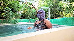Neighbour and bathing aunty