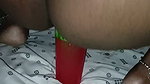 Sexy sister-in-law with big cucumber