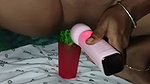 Sexy sister-in-law with big cucumber
