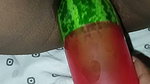 Sexy sister-in-law with big cucumber