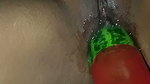 Sexy sister-in-law with big cucumber
