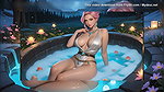 Sophisticated Mature Lady in Luxury Soapy Bath with Sultry Gaze – 2