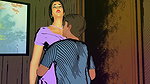 Stepson helps sexy mom