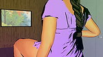 Stepson helps sexy mom