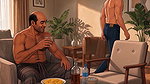 Sujatha Aunty Hits Balu Again While Husbend in House