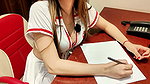 The doctor didn’t stop me from fucking her in the mouth –