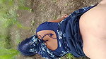 The stepsister says to her stepbrother, stepbrother, tear my ass, kill my ass, quench the thirst of my pussy, no one hits my ass in the jungle field
