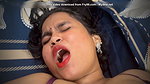 Wife in Saree on Bed Husband Loses Control & Pounds Her