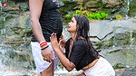 Busty Priyanka huge boobs pressed, rubbed & felt, deep cleavage & big boobs show 1