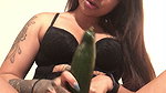 Yasmina Khan Aka pengaliprincess Play With This Cucumber In My Tight Little Pussy 1
