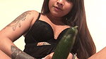 Yasmina Khan Aka pengaliprincess Play With This Cucumber In My Tight Little Pussy 1