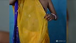 Beautiful Bhabhi Squeezing her big juicy boob and making erotic 1