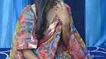 Horny babe in saree without blouse Showing Boobs 1