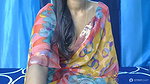 Horny babe in saree without blouse Showing Boobs 1
