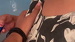 Mallu Couple Wife Showing & Squeezing Boobs Giving a Blowjob 12