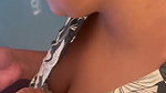 Mallu Couple Wife Showing & Squeezing Boobs Giving a Blowjob 12