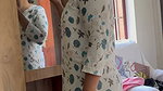 Mallu Couple Wife Showing & Squeezing Boobs Giving a Blowjob 13