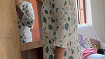 Mallu Couple Wife Showing & Squeezing Boobs Giving a Blowjob 13