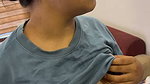 Mallu Couple Wife Showing & Squeezing Boobs Giving a Blowjob 17