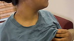 Mallu Couple Wife Showing & Squeezing Boobs Giving a Blowjob 17
