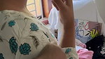 Mallu Couple Wife Showing & Squeezing Boobs Giving a Blowjob 19
