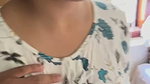 Mallu Couple Wife Showing & Squeezing Boobs Giving a Blowjob 19