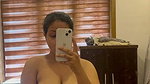 Mallu Couple Wife Showing & Squeezing Boobs Giving a Blowjob 25