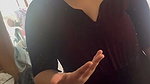 Mallu Couple Wife Showing & Squeezing Boobs Giving a Blowjob 26