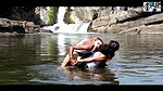 Shima hot song – Lips eatenkissed, Slight cleavage, Boobs felt, Wet, Thigh show 1