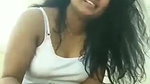 Cute and beautiful girl giving handjob