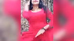 Sexy dance of tango girl and boobs pressing