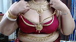 Indian aunty with big boobs