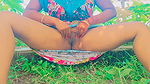 Pooja Bhabhi Coming Nearst Forest Area Jungle and Slow Slow Touching Beautiful Pussy Fingering- Outdoor