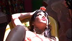 SunnyLeone_orange_behindscenes