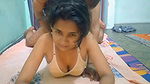 Beautiful bhabi hard banged from behind and getting creampie