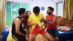 A FUNNY STORY OF A SEXY HOT BHABI AND HER YOUNG NEIGHBOR BOYS, DESI GANG-BANG