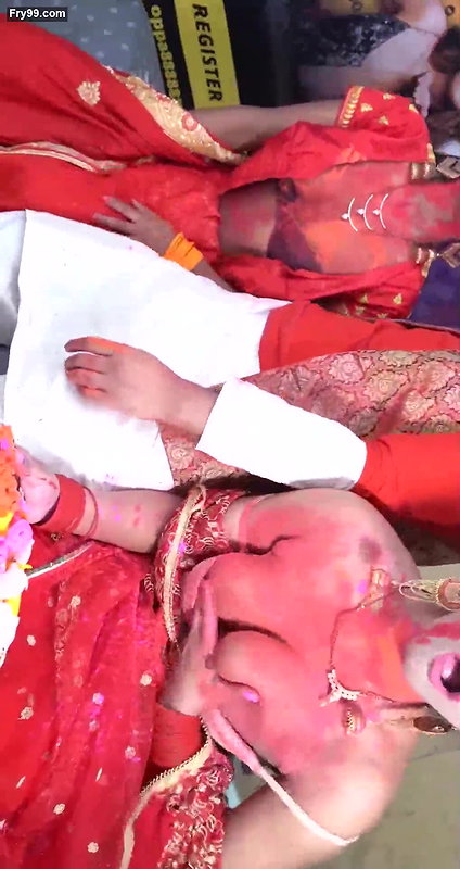 Desi Threesome Fucking Holi Special