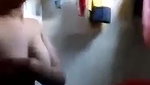 In bathroom