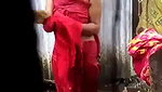 next door young girl outdoor shower filmed