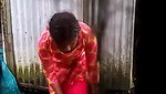 next door young girl outdoor shower filmed